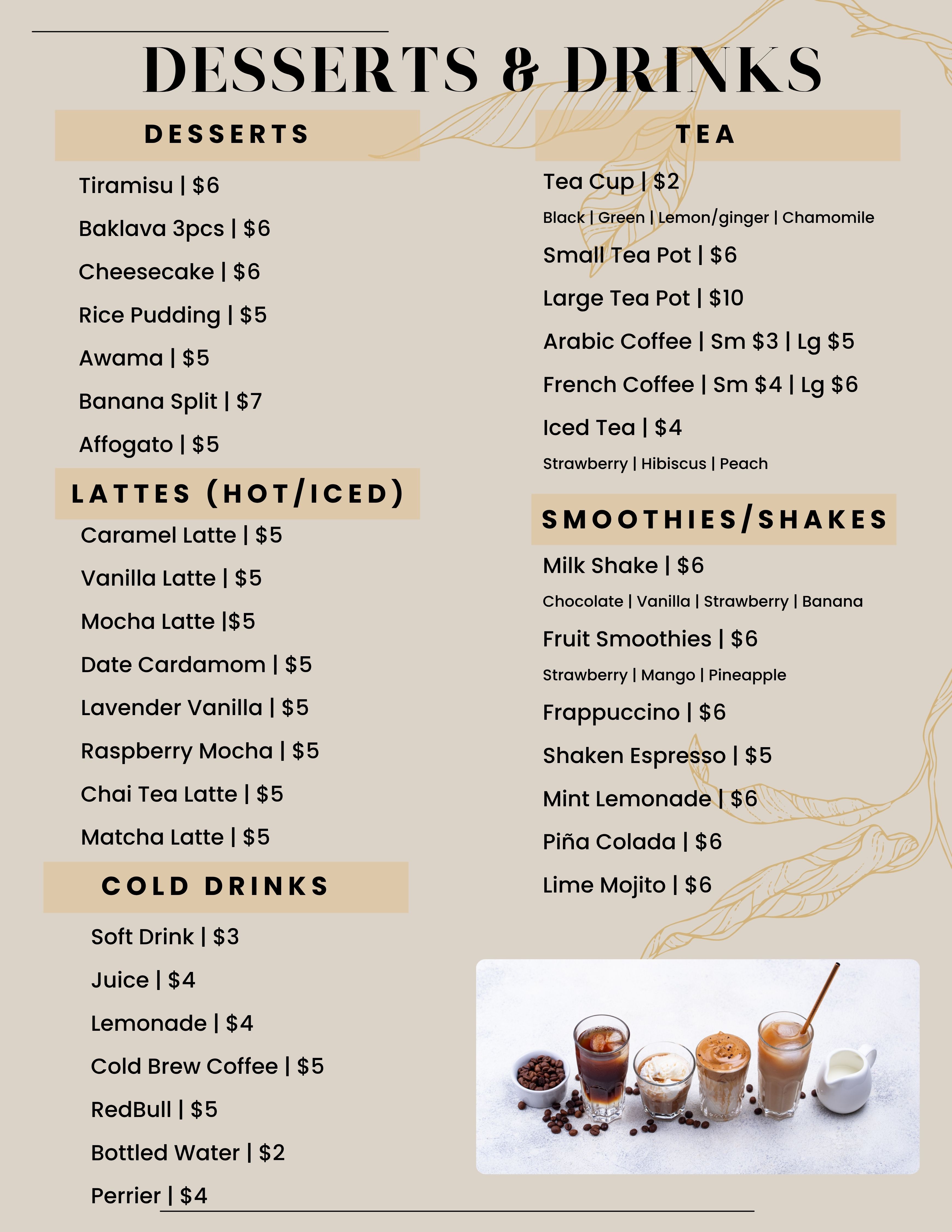 Menu Page 2