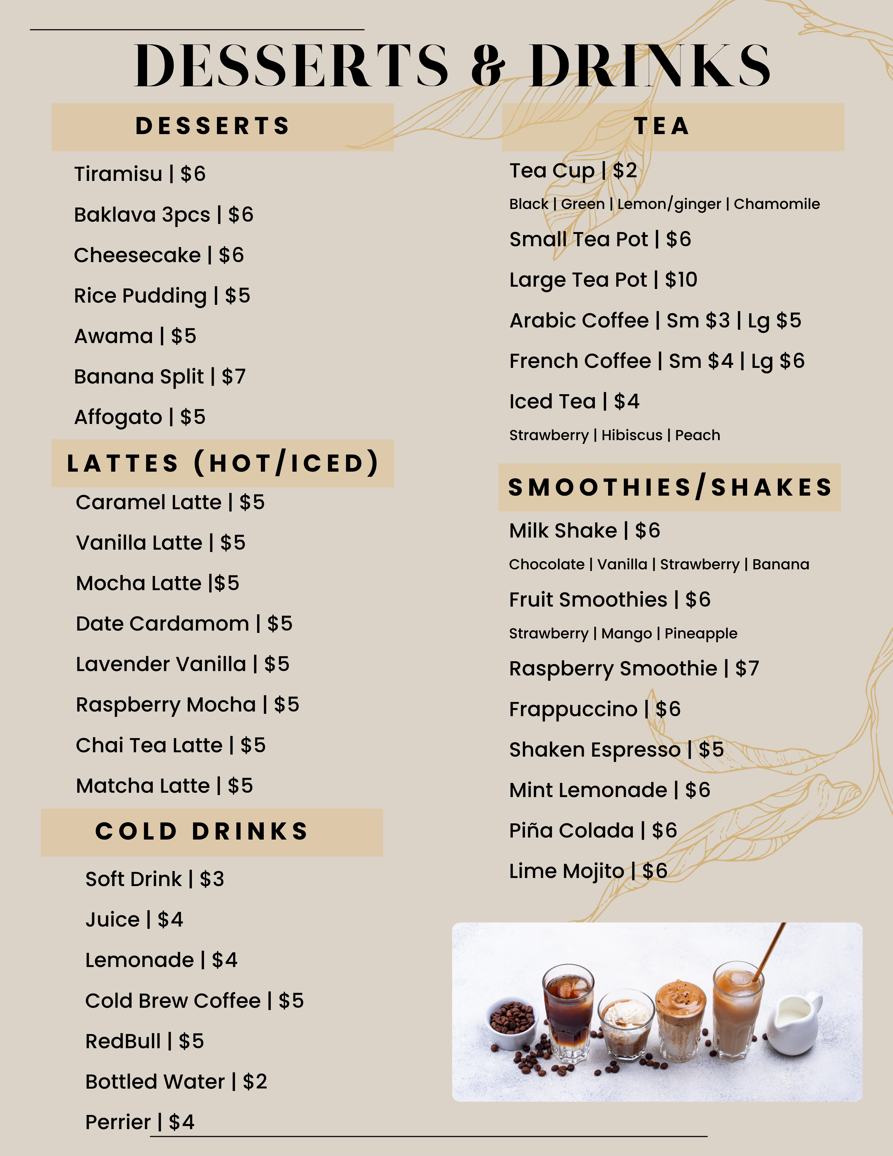 Menu Page 2