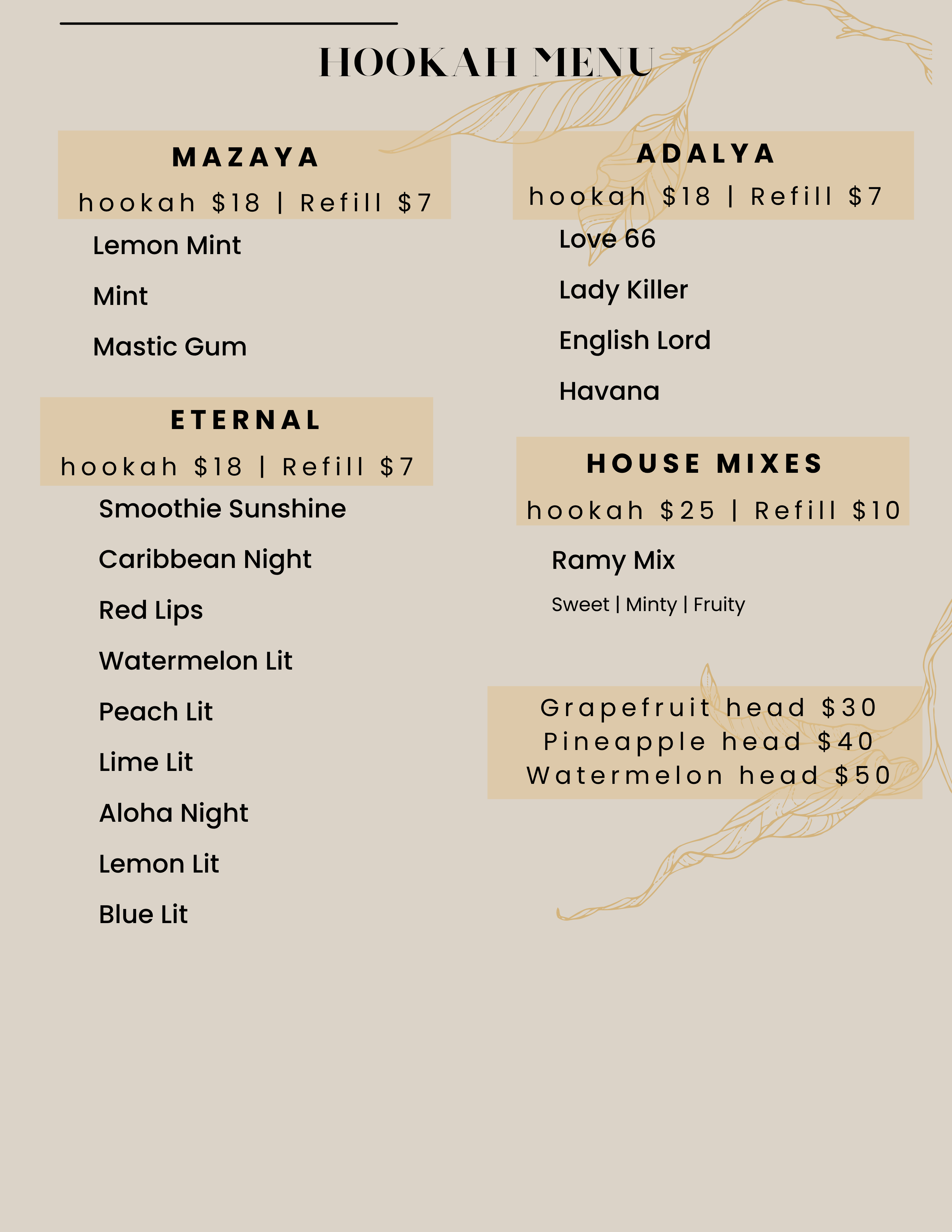 Menu Page 4